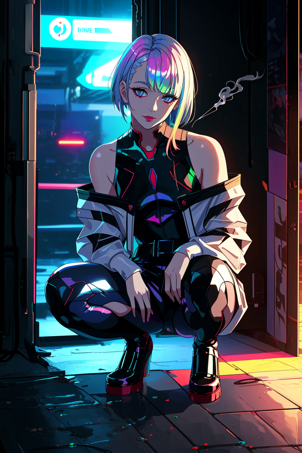 00438-4199953738-(AS-YoungerV2_1.2), Best quality, masterpiece, ultra high res, (photorealistic_1.4),  lucy _(cyberpunk_),  facing away, looking.png